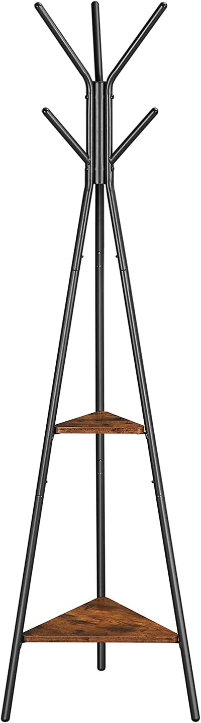 Balletic Sturdy Clothe Coat Living Bedroom Organizer Storage Shelve Rack