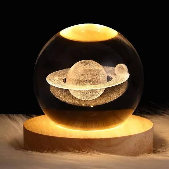 CRYSTAL BALL 3D NIGHT LIGHT (Pack of 2)