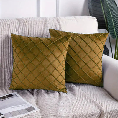 Executive Velvet Cushion Pack Of 2